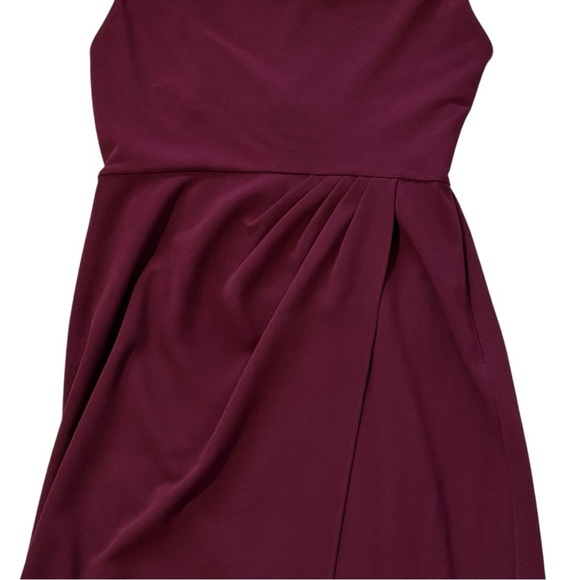 V-Day!! 💗 💗 NWT Sachin & Babi Long Cocktail Dress Sz 10 - Burgundy Classic - Picture 9 of 15